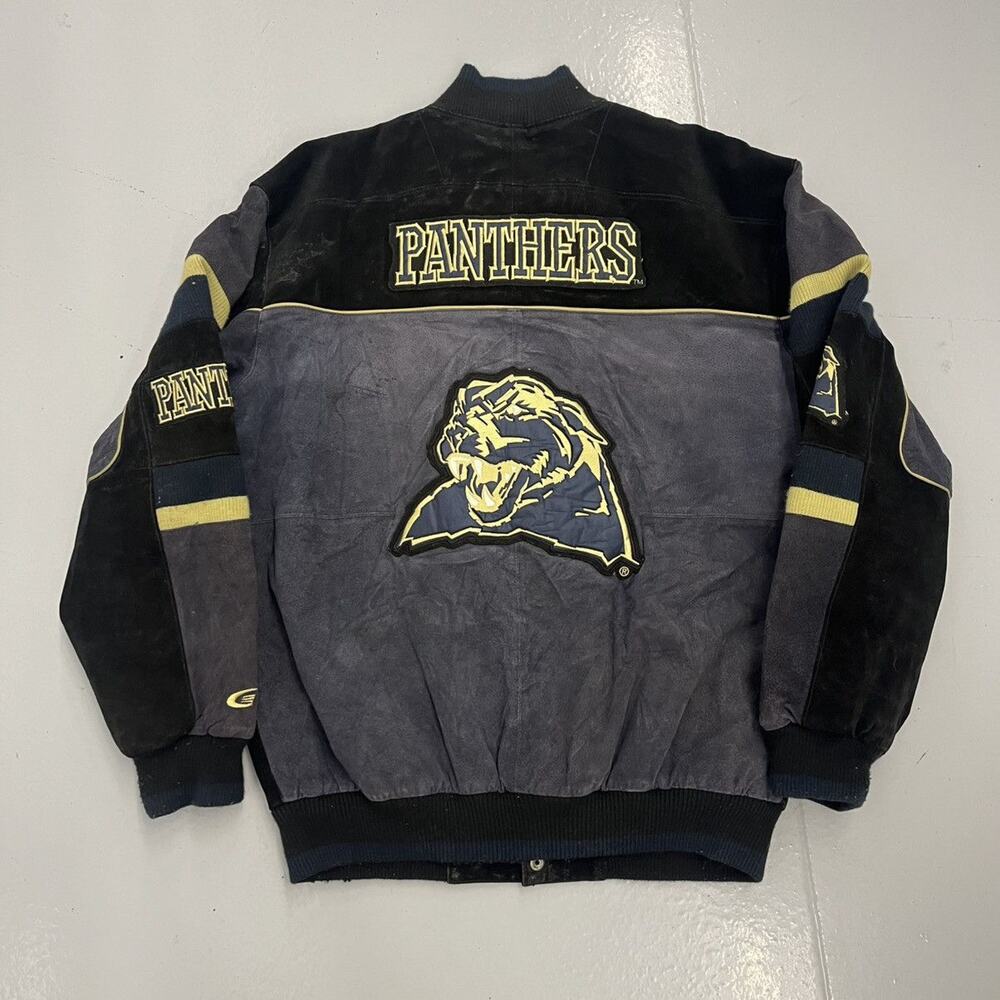 Vintage 90s University of Pittsburgh Pitt Bomber Jacket - Picture 5 of 6